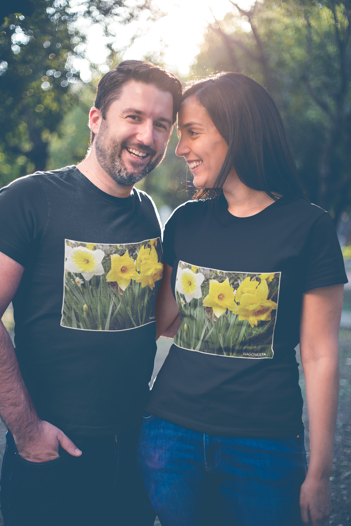 Group of Daffodils- Unisex Jersey Short Sleeve Tee - Bella+Canvas+Mug 'n Tee