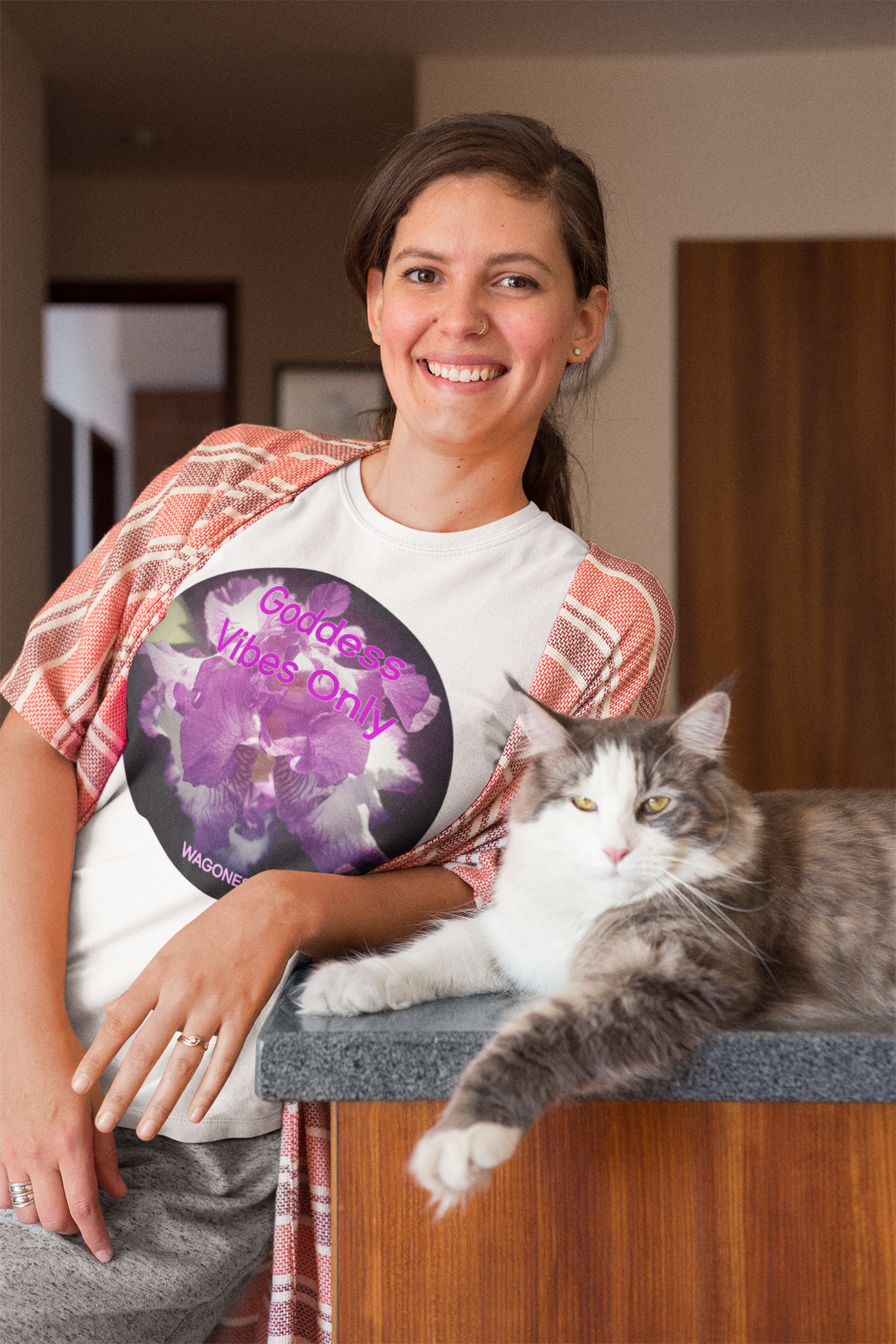 FAITH - GODDESS VIBES ONLY  - Women's Softstyle Tee - Gildan