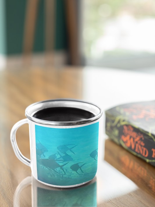 Enamel Mug - Wagonesta - School of Fish