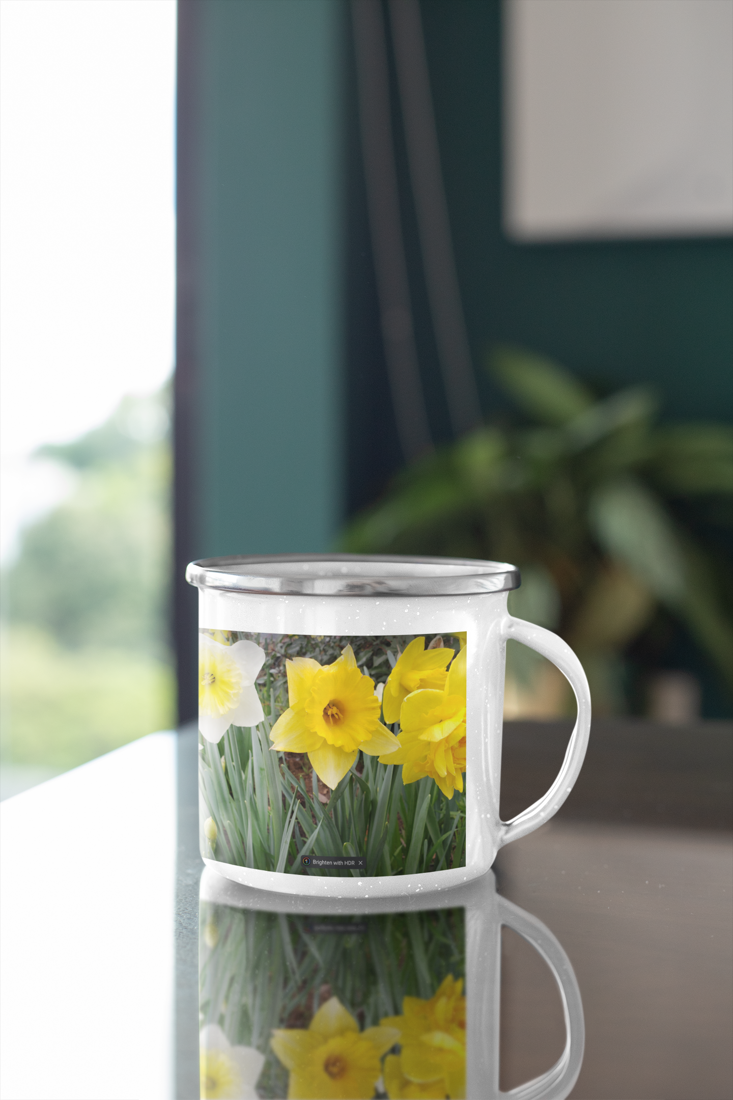 Enamel Mug - Wagonesta - Glorious Daffodils