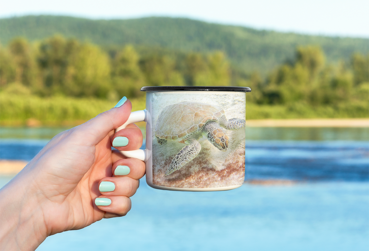 Enamel Mug - Wagonesta - Salt Pier Turtle