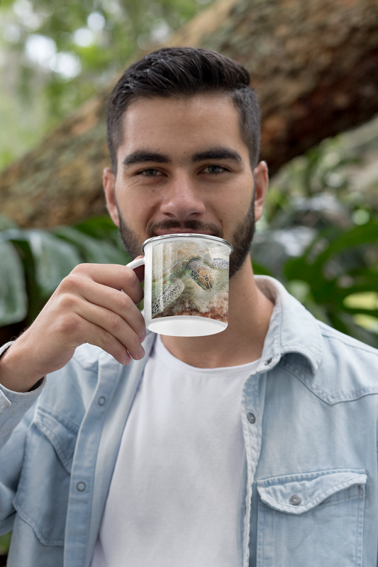 Enamel Mug - Wagonesta - Salt Pier Turtle