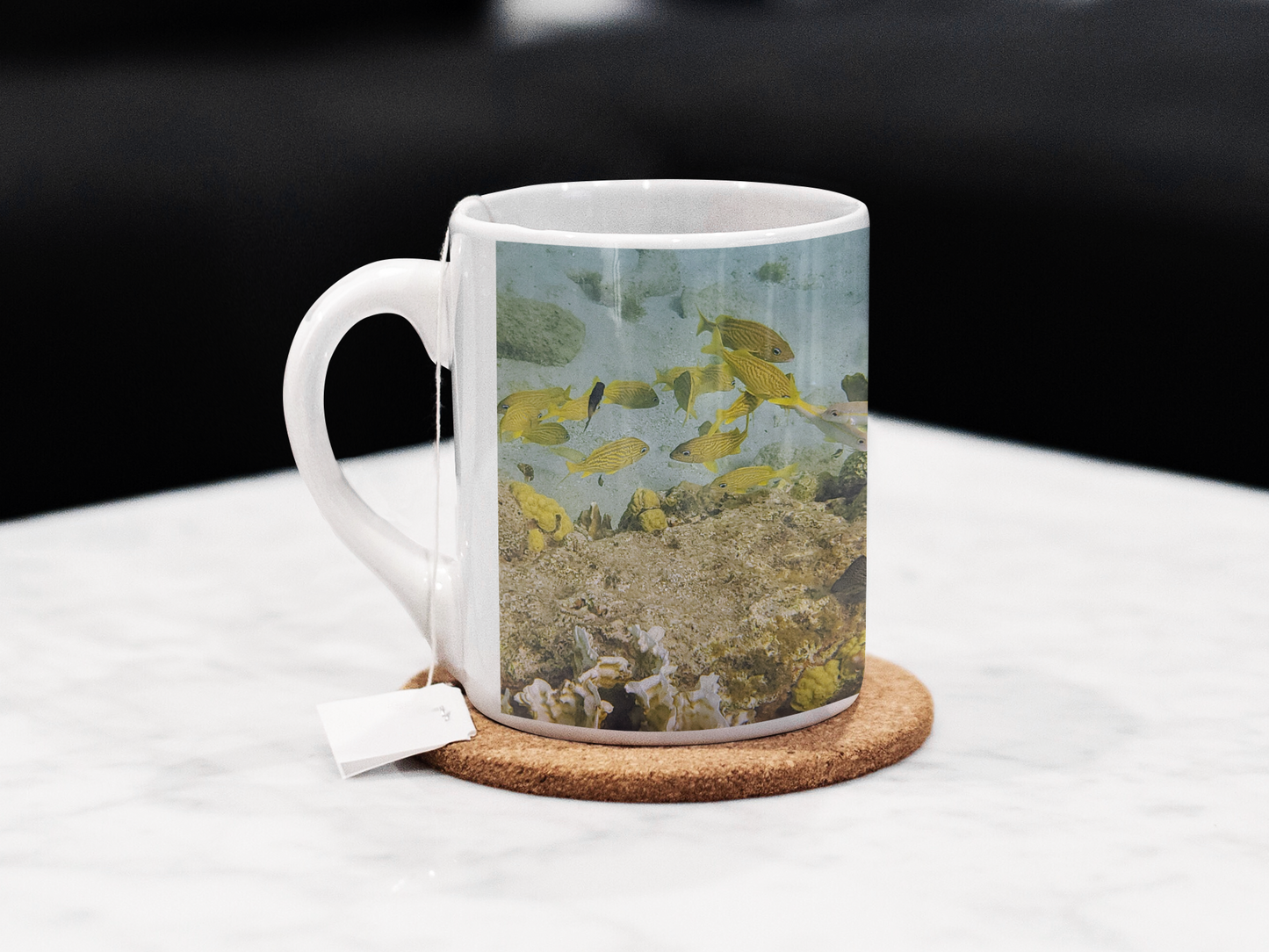 11 oz Ceramic Mug - Wagonesta - Little Yellow Fish