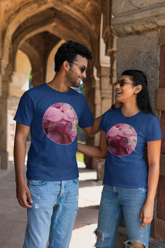 PINk HYDRANGEA  - Unisex t-shirt