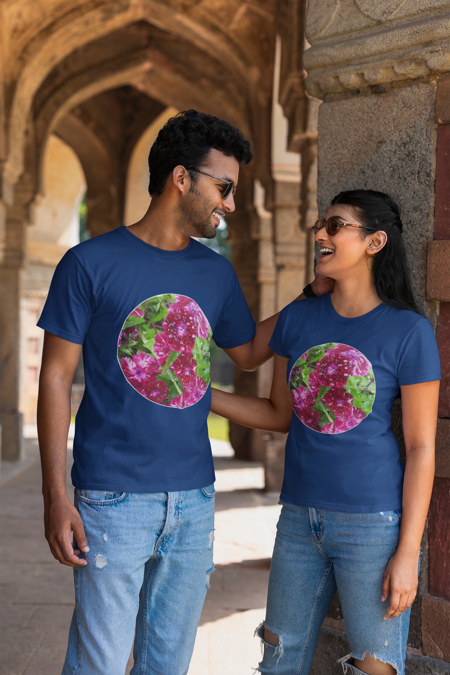 Raindrops on Petals - Unisex Jersey Short Sleeve Tee - Bella+Canvas +Mug 'n Tee