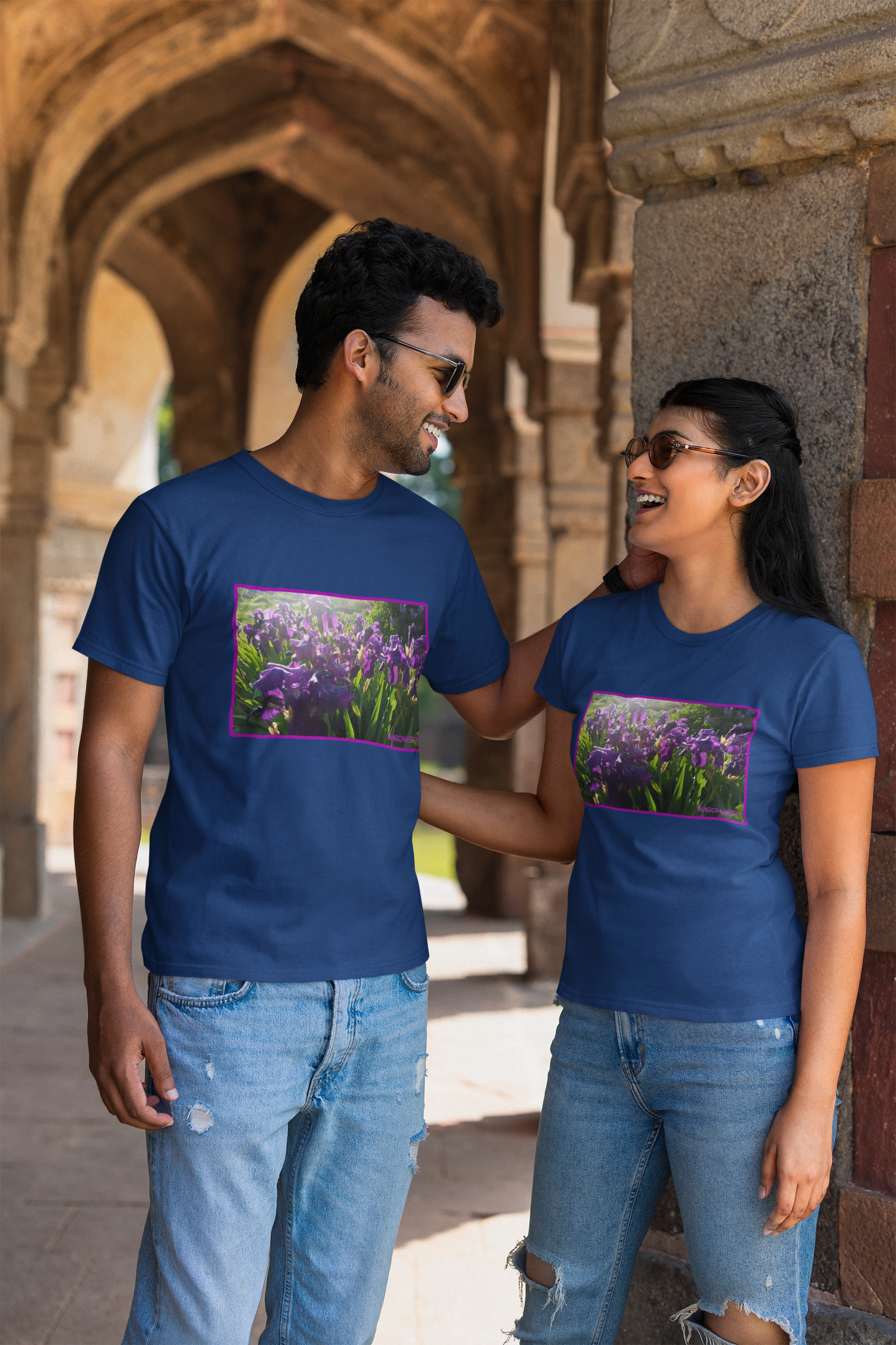 Field of Iris - Unisex Jersey Short Sleeve Tee - Bella+Canvas+Mug 'n Tee