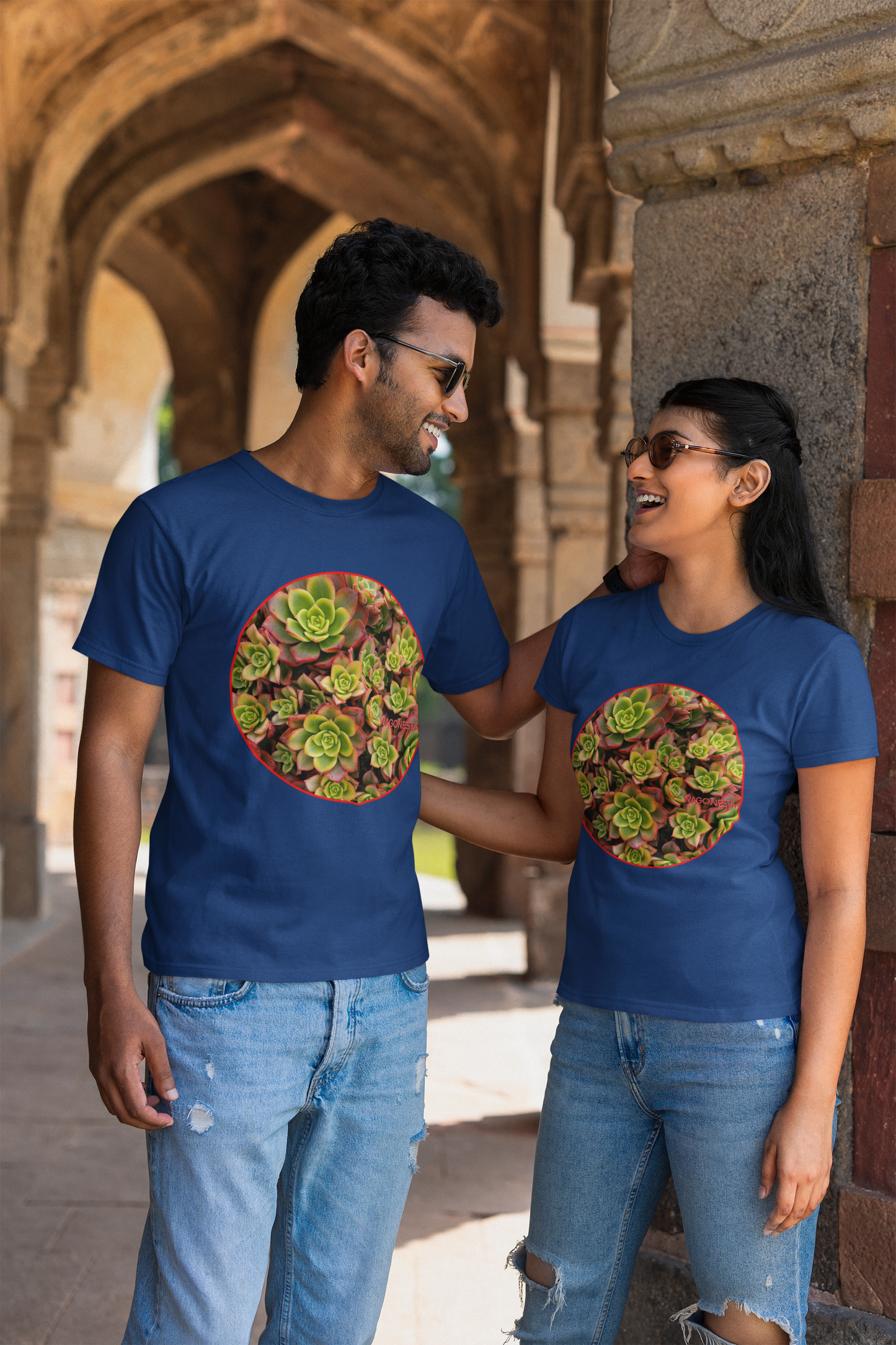 Succulents - Unisex Jersey Short Sleeve Tee - Bella+Canvas +Mug 'n Tee