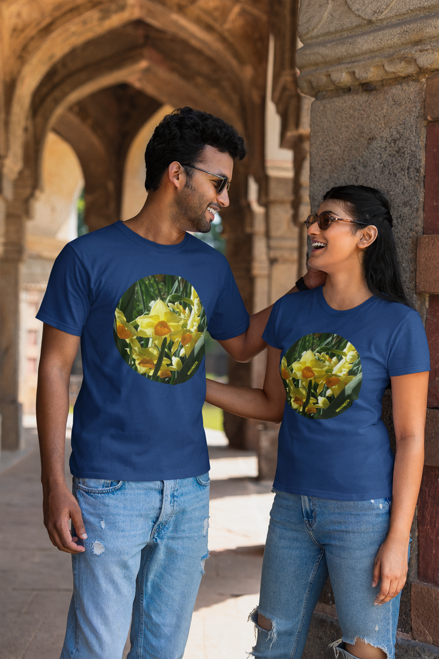 Bouquet of Daffodils  - Unisex Jersey Short Sleeve Tee - Bella+Canvas+Mug 'n Tee