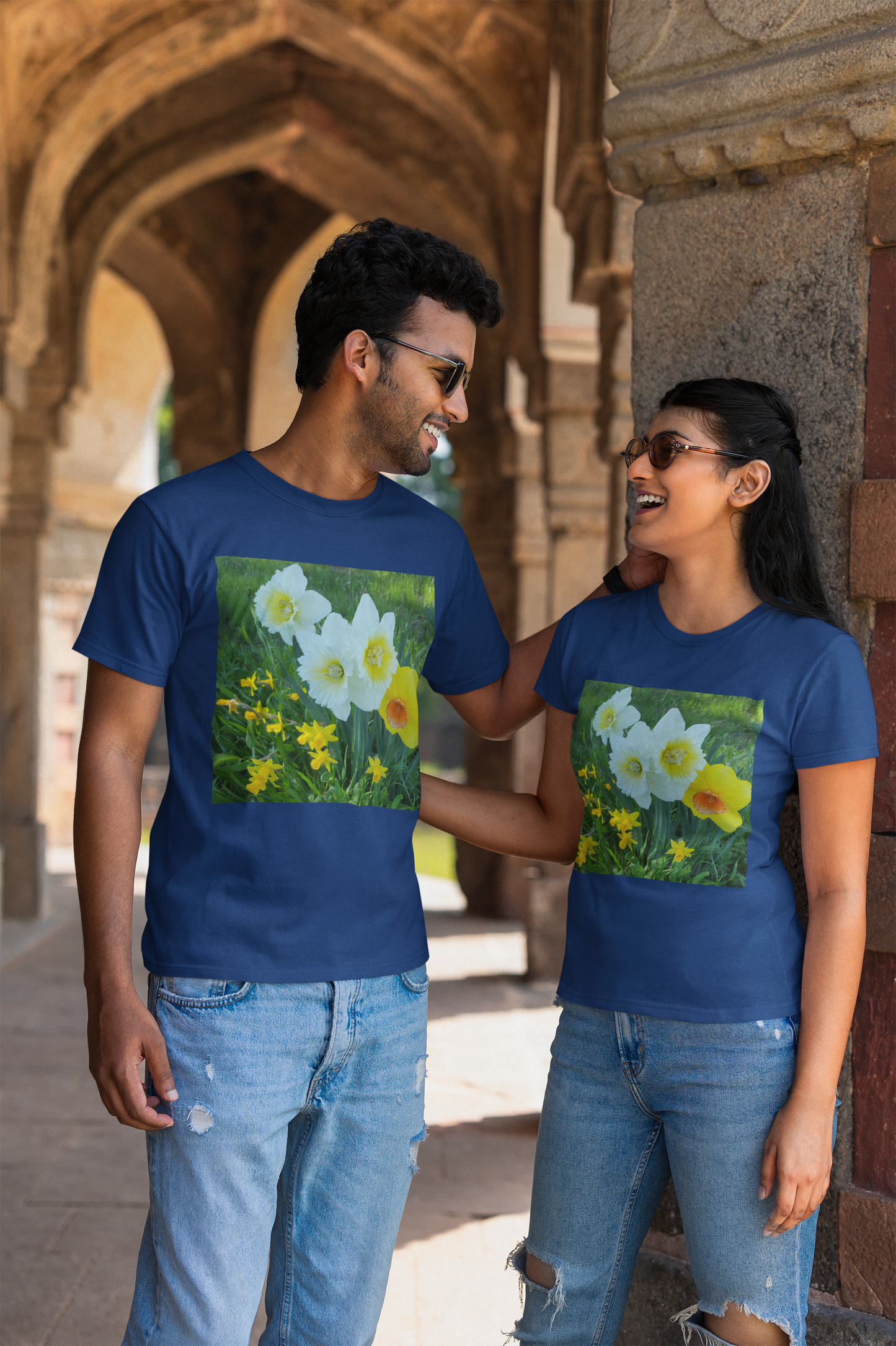 Field of Daffodils- Unisex Jersey Short Sleeve Tee - Bella+Canvas+Mug 'n Tee