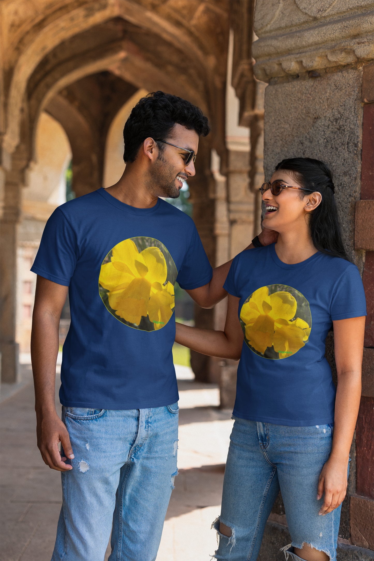 Bright Yellow Daffodil -Unisex Jersey Short Sleeve Tee - Bella+Canvas+Mug 'n Tee