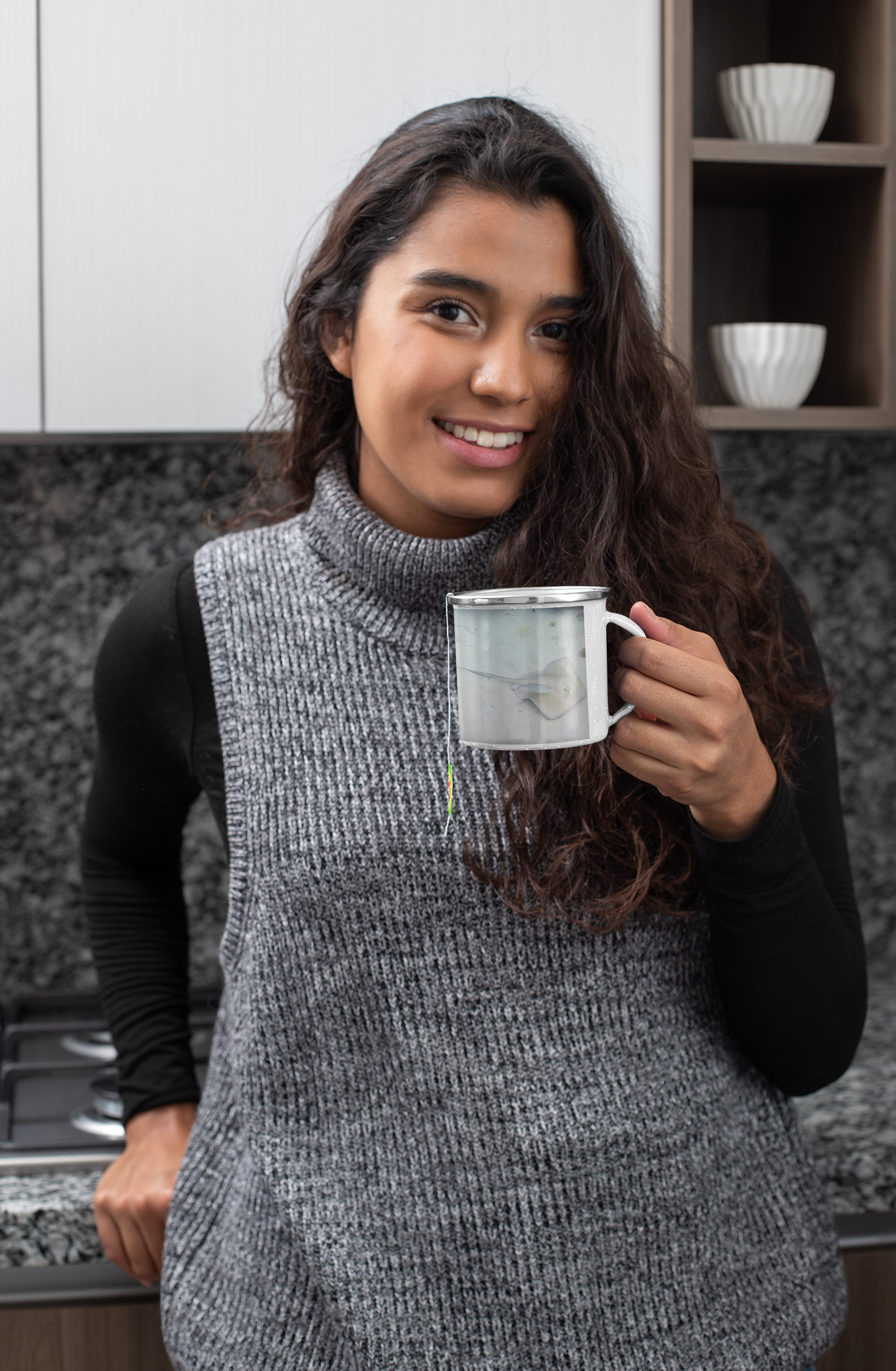 Enamel Mug - Wagonesta- Sting Ray Under the Sea