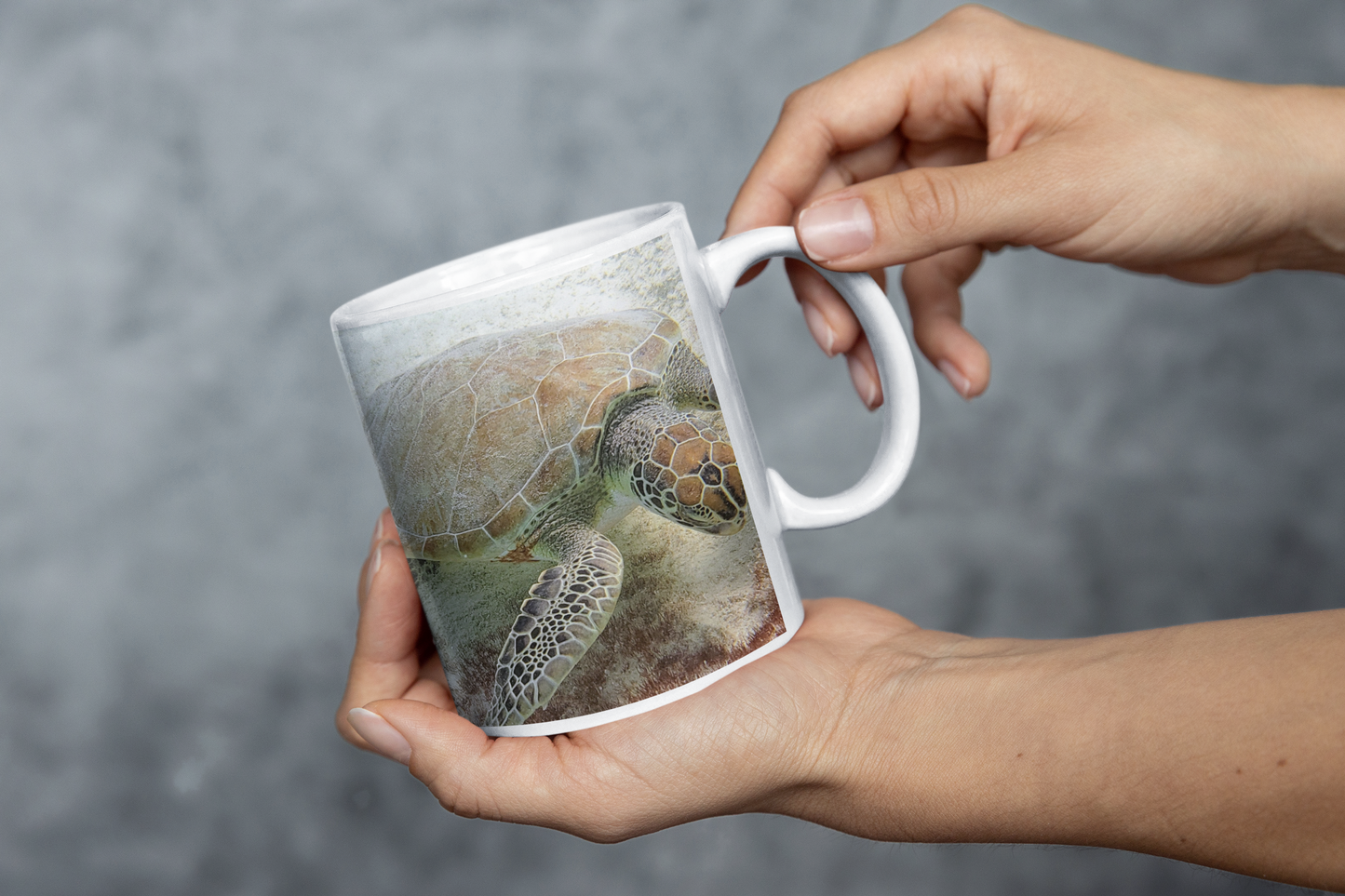 11 oz Ceramic Mug - Wagonesta - Turtle