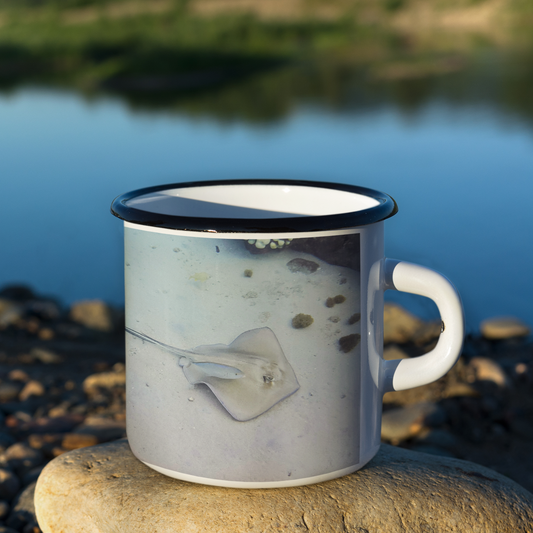 Enamel Mug - Wagonesta- Sting Ray Under the Sea