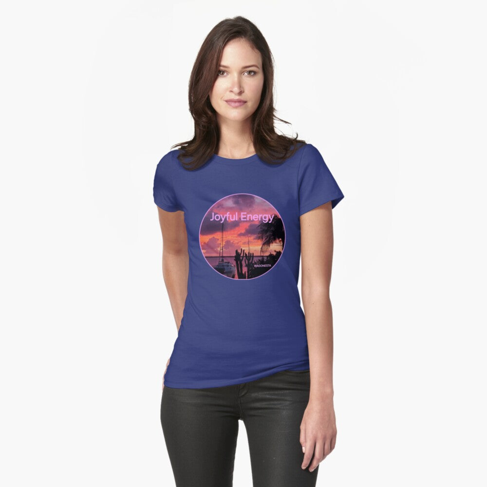 FAITH - JOYFUL ENERGY - Women's 100% Cotton Short Sleeve Tee