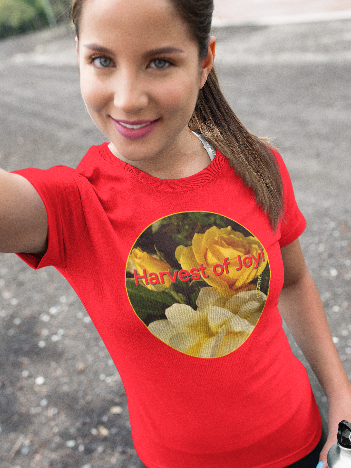 FAITH -HARVEST OF JOY!  - Women's 100% Cotton Short Sleeve Tee