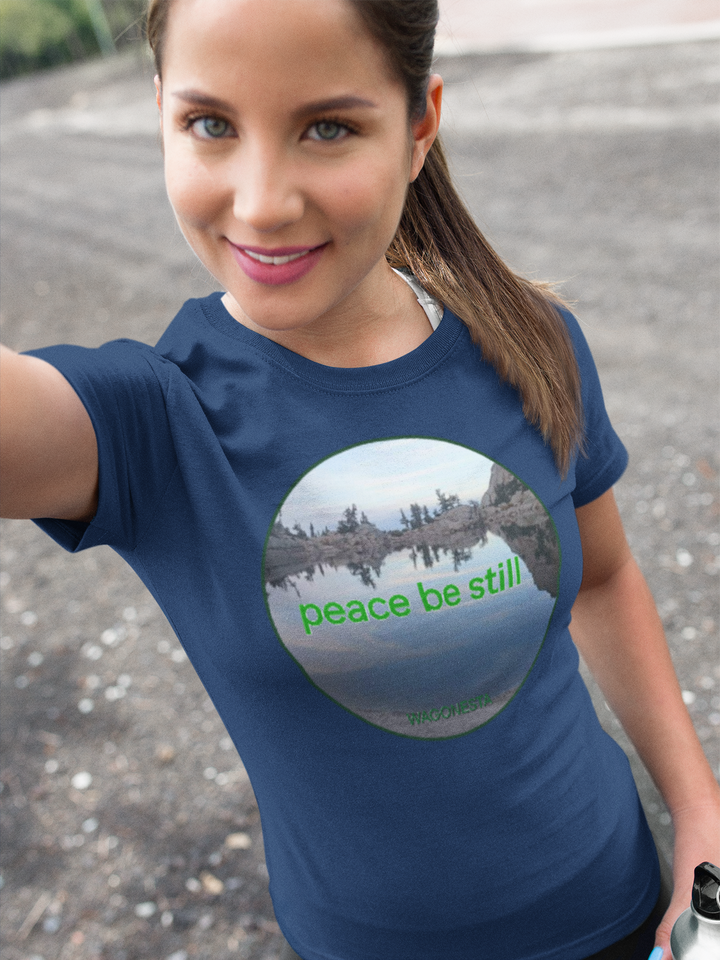 FAITH - peace be still - Unisex Fitted T-Shirt