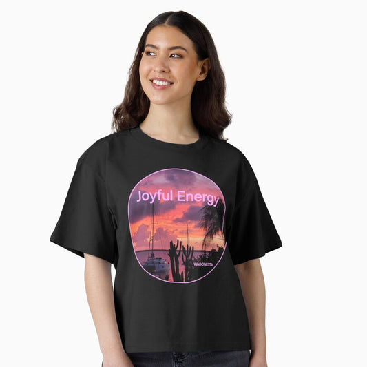FAITH - JOYFUL ENERGY - Women's 100% Cotton Short Sleeve Tee