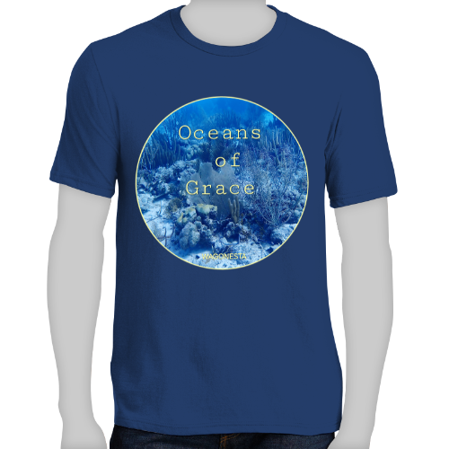 FAITH - OCEANS OF GRACE - Men's  Short Sleeve Tee Shirt