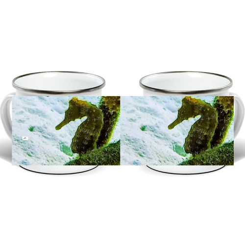 Enamel Mug - Wagonesta- Seahorse