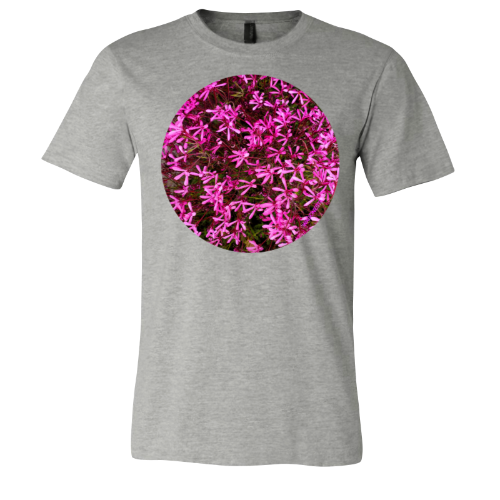 Tiny Pink Petals- Unisex Jersey Short Sleeve Tee - Bella+Canvas + Mug 'n Tee