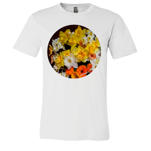 Large Daffodil Bouquet-Unisex Jersey Short Sleeve Tee - Bella+Canvas+Mug 'n Tee