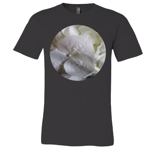 White Hydrangea- Unisex Jersey Short Sleeve Tee - Bella+Canvas + Mug 'n Tee