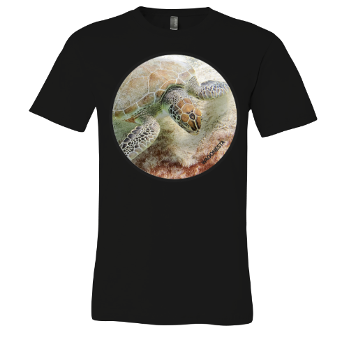 Salt Pier Turtle - Unisex Jersey Short Sleeve Tee - Bella+Canvas-Mug 'n Tee