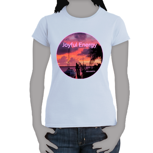 FAITH - JOYFUL ENERGY - Women's 100% Cotton Short Sleeve Tee
