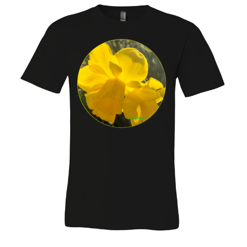 Bright Yellow Daffodil -Unisex Jersey Short Sleeve Tee - Bella+Canvas+Mug 'n Tee