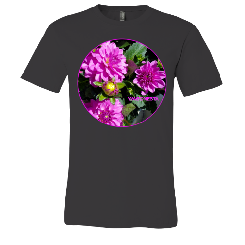 Bright Pink Blooms - Unisex Jersey Short Sleeve Tee - Bella+Canvas+Mug 'n Tee