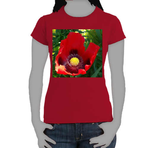 Poppies - Women's Softstyle Tee - Gildan + Mug 'n  Tee