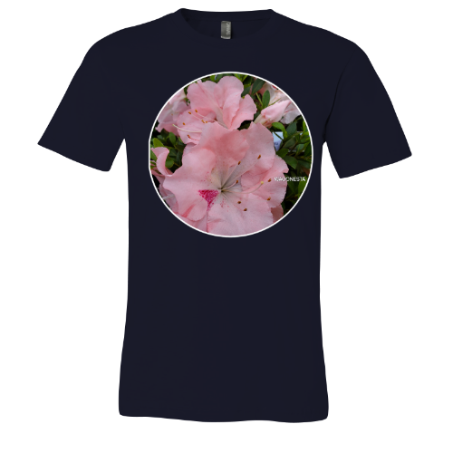 Lt. Pink Blooms - Unisex Jersey Short Sleeve Tee - Bella+Canvas + Mug 'n Tee