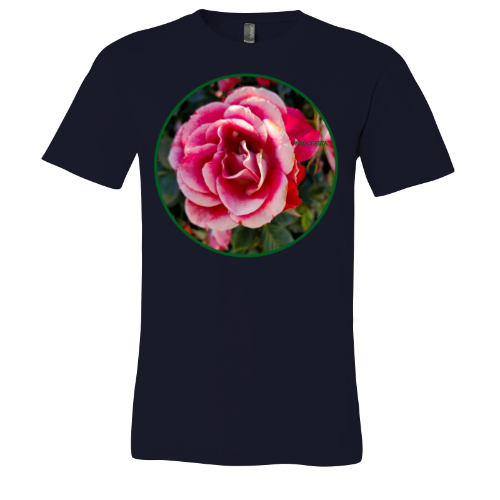 Two Tone Roses - Unisex Jersey Short Sleeve Tee - Bella+Canvas + Mug 'n Tee