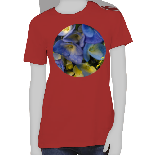 Blue Hydrangea Women's Tee + Mug 'n Tee