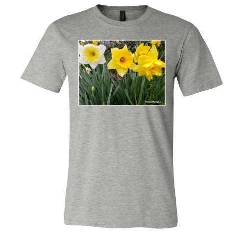 Glorious Daffodils - Unisex Jersey Short Sleeve Tee - Bella+Canvas+Mug 'nTee