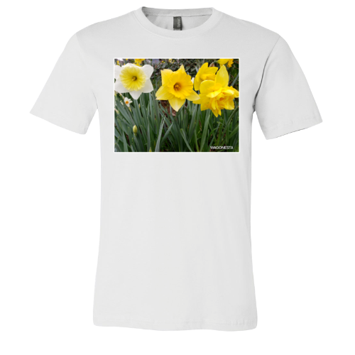 Glorious Daffodils - Unisex Jersey Short Sleeve Tee - Bella+Canvas+Mug 'nTee