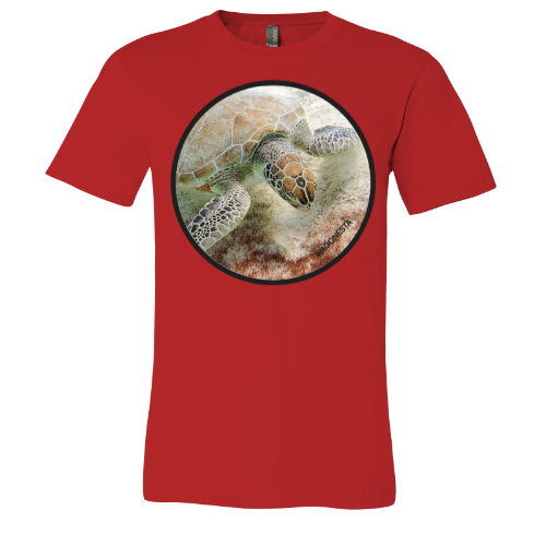 Salt Pier Turtle - Unisex Jersey Short Sleeve Tee - Bella+Canvas-Mug 'n Tee