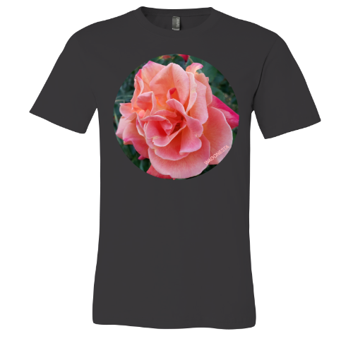 Pink Roses - Unisex Jersey Short Sleeve Tee - Bella+Canvas + Mug 'n Tee