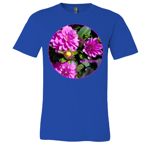 Bright Pink Blooms - Unisex Jersey Short Sleeve Tee - Bella+Canvas+Mug 'n Tee