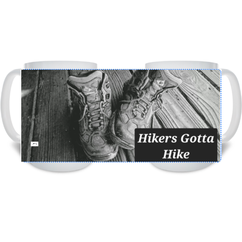 15 oz Ceramic Mug - Wagonesta - Hikers Gotta Hike!