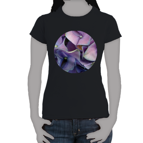 Lavender Blue Hydrangea- Women's Softstyle Tee - Gildan + Mug 'n Tee