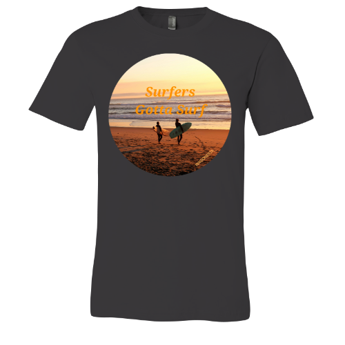 Surfers gotta Surf - Unisex Jersey Short Sleeve Tee - Bella+Canvas+Mug'n Tee