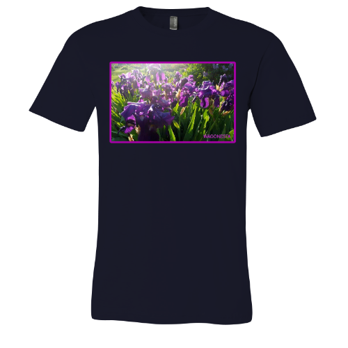 Field of Iris - Unisex Jersey Short Sleeve Tee - Bella+Canvas+Mug 'n Tee