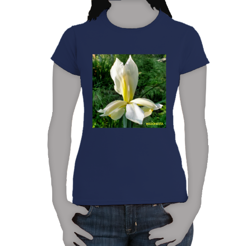 White Iris - Women's Softstyle Tee - Gildan - Mug 'n Tee