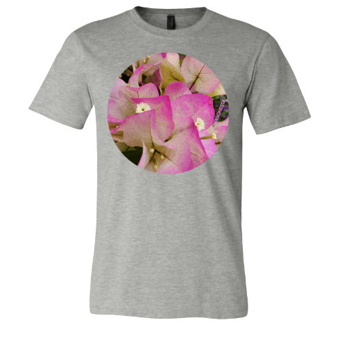 Pink Bougainvillea- Unisex Jersey Short Sleeve Tee - Bella+Canvas +Mug 'n Tee