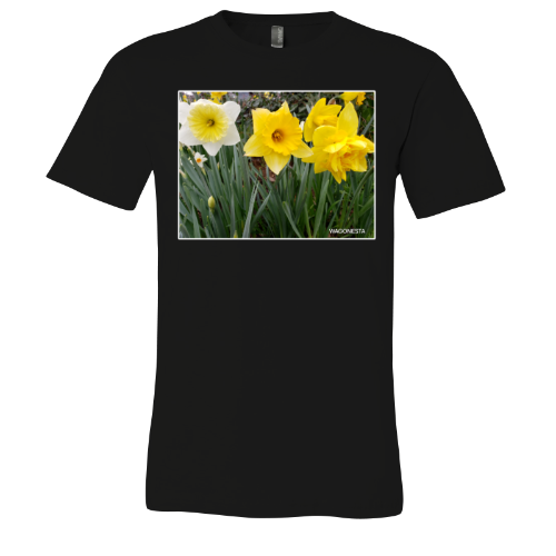 Glorious Daffodils - Unisex Jersey Short Sleeve Tee - Bella+Canvas+Mug 'nTee