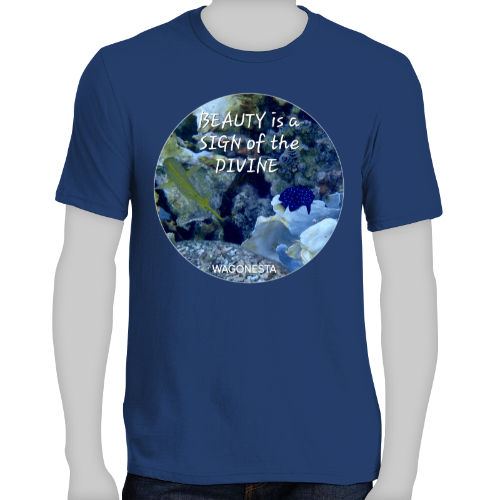 FAITH - BEAUTY IS A SIGN OF THE DIVINE - Men's Short Sleeve Tee Shirt