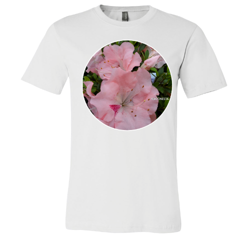 Lt. Pink Blooms - Unisex Jersey Short Sleeve Tee - Bella+Canvas + Mug 'n Tee