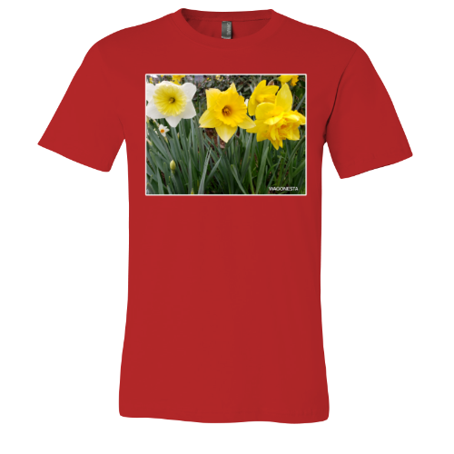 Glorious Daffodils - Unisex Jersey Short Sleeve Tee - Bella+Canvas+Mug 'nTee