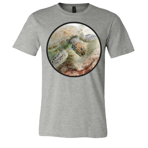 Salt Pier Turtle - Unisex Jersey Short Sleeve Tee - Bella+Canvas-Mug 'n Tee